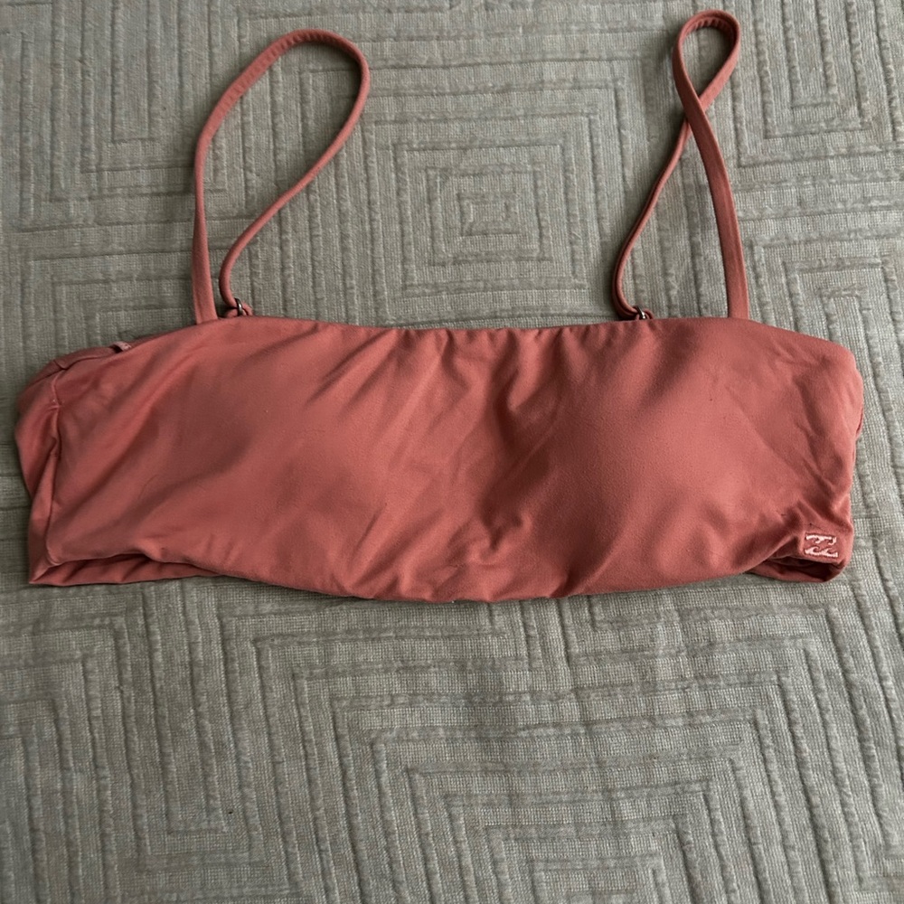 Coral bikini top